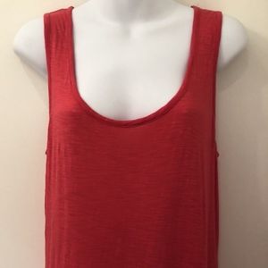 Lilla P Anthropologie dress diagonal hem midi PIMA